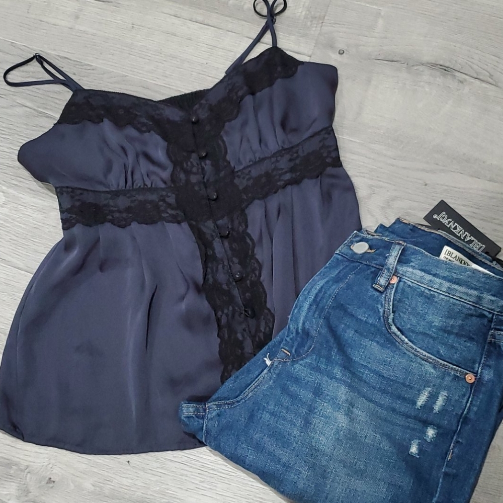 Forever 21 Romantic Silk Cami Small